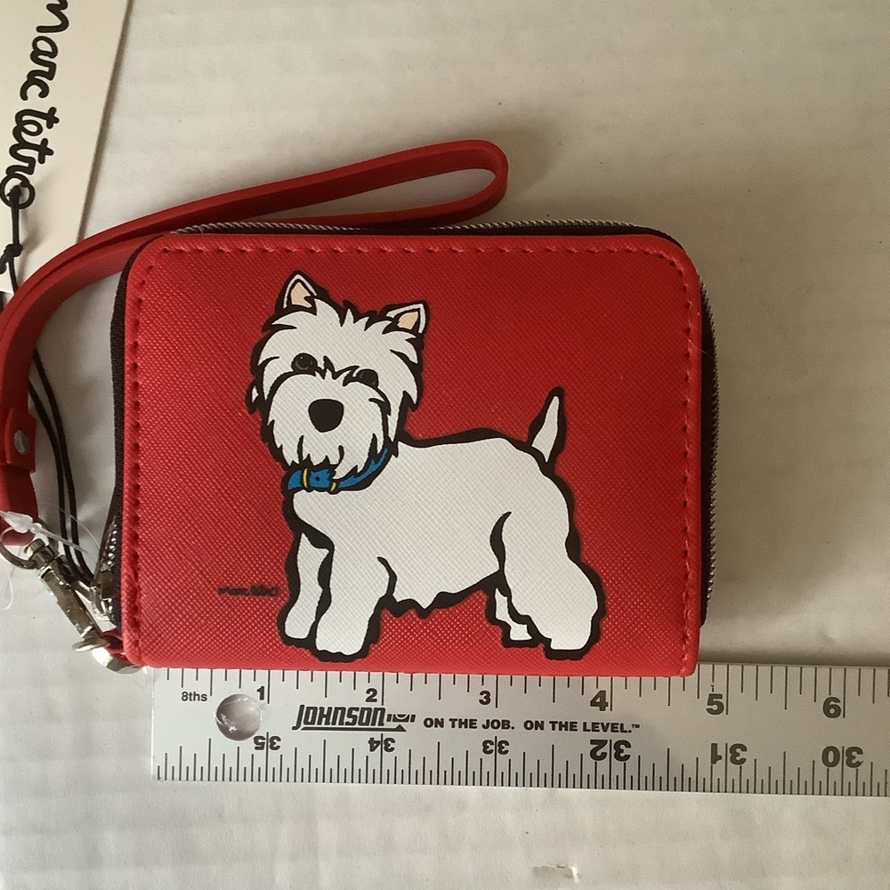 Marc Tetro Wallet Westie Red New - Picture 8 of 9